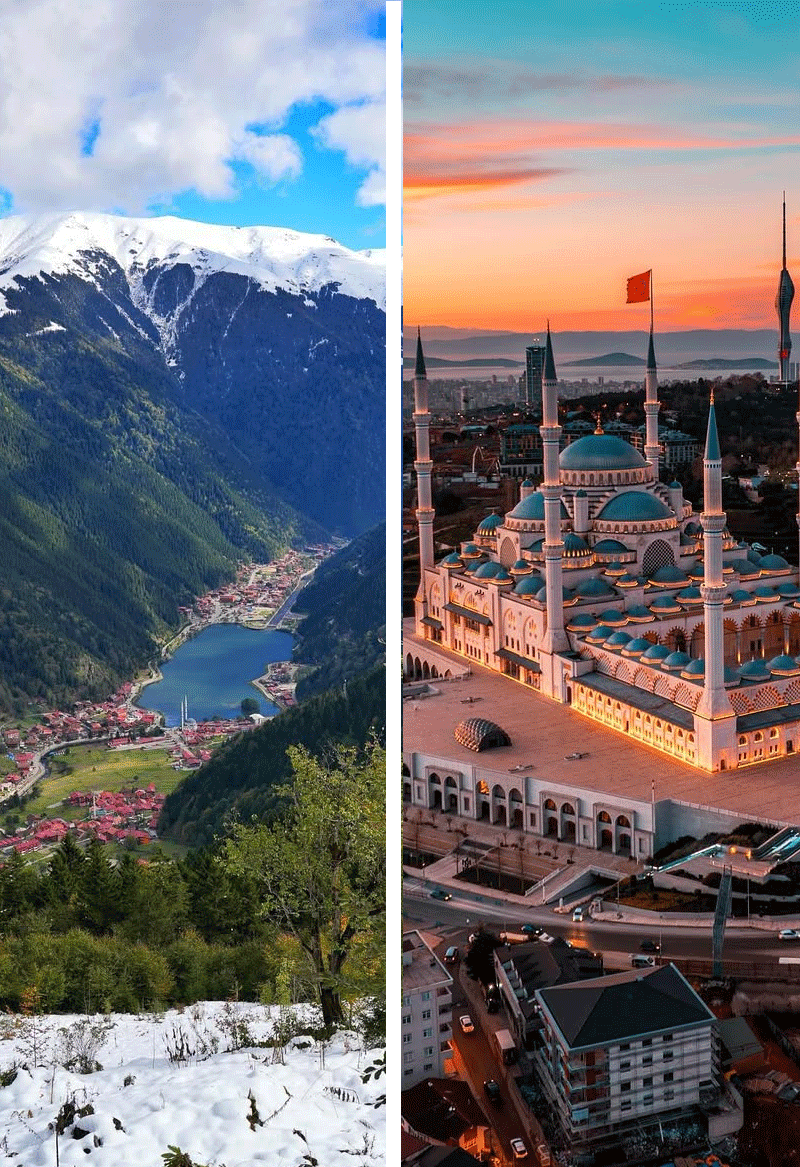 رحلة ساحرة: طرابزون واسطنبول 9ايام